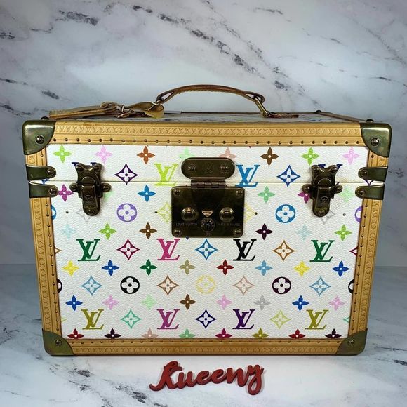 Louis Vuitton Multicolor Boite Pharmacie Monogram Blanc Murakami Trunk LV Case - Picture 16 of 16